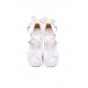 Cute Round-toe Shallow Mouth Bowknot Lolita Middle Heels Shoes