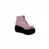 Pink 3.1" Heel High Lovely Polyurethane Round Toe Ankle Straps Platform Lady Lolita Shoes