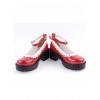 Red 2.2" High Heel Gorgeous Polyurethane Round Toe Ankle Straps Platform Girls Lolita Shoes