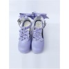 Violet T-shaped Band Bowknot Sweet Lolita Platform Shoes