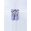 Violet T-shaped Band Bowknot Sweet Lolita Platform Shoes