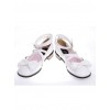 White 1.0" Heel High Adorable Polyurethane Point Toe Ankle Straps Platform Girls Lolita Shoes