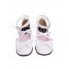 White 1.0" Heel High Adorable Polyurethane Point Toe Ankle Straps Platform Girls Lolita Shoes