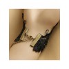 Classic Black Lace Rococo Floral Lady Lolita Bracelet And Ring Set