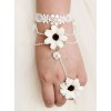 Classic White Lace Lady Lolita Bracelet And Ring Set