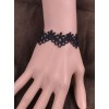 Concise Black Lace Lolita Wrist Strap