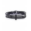 Concise Black Lady Lolita Leather Wrist Strap