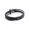 Concise Black Lady Lolita Leather Wrist Strap