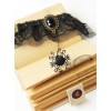 Elegant Retro Black Lace Lolita Bracelet And Ring Set