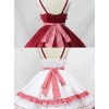 Margaret's Afternoon Tea Series Plaids Splice-color Bowknot Sweet Lolita Sling Dress