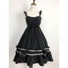 Black Elegant Bowknot Classic Lolita Sling Dress