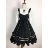 Black Elegant Bowknot Classic Lolita Sling Dress