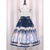 The Traveler's Hymn Series High Waist Bowknot Classic Lolita Sling Dress