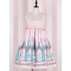 The Traveler's Hymn Series High Waist Bowknot Classic Lolita Sling Dress