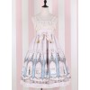 The Traveler's Hymn Series High Waist Bowknot Classic Lolita Sling Dress