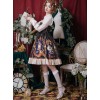 Time Machine Heart Series Printing JSK Retro Classic Lolita Sling Dress