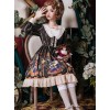 Time Machine Heart Series Classic Lolita Retro Long Sleeve Dress