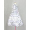 Cute Bowknot Short Sleeves Pompon Sweet Lolita Dress