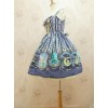 Crystal Rabbit Chiffon Bowknot Sweet Lolita Sling Dress