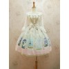 Crystal Rabbit Chiffon Bowknot Sweet Lolita Sling Dress