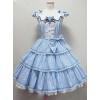 Striped Ocean Series Classic Lolita Sleeveless Dress