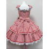 Striped Ocean Series Classic Lolita Sleeveless Dress