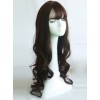 Large Wavy Air-bangs Long Curly Hair Lolita Wig