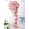 Peach Oolong Series Pink Long Curly Hair Sweet Lolita Wigs