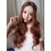 Light Brown Centre Parting Long Curly Hair Lolita Wig