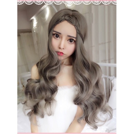 Aoki Gridelin Centre Parting Long Curly Hair Lolita Wig