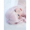 Cute Air-bangs Pink Long Curly Hair Lolita Wigs