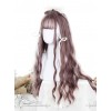 Pink Water Wave Long Curly Lolita Wig