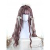 Pink Water Wave Long Curly Lolita Wig