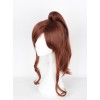 Sailor Moon Ponytail Brown Long Curly Cosplay Wig