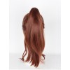 Sailor Moon Ponytail Brown Long Curly Cosplay Wig