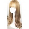 Air-bangs Large Wavy Long Curly Hair Lolita Wig