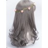 Granny Grey Long Hair Air Bangs Day-to-day Lolita