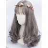 Granny Grey Long Hair Air Bangs Day-to-day Lolita