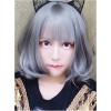 Harajuku Style Large Wavy Short Curly Hair Granny Grey Lolita Wig