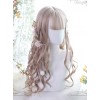 Milk Tea Color Long Curly Hair Classic Lolita Wig