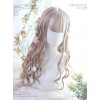 Milk Tea Color Long Curly Hair Classic Lolita Wig