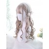 Milk Tea Color Long Curly Hair Classic Lolita Wig