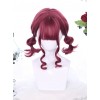 Mysterious Dark Red Short Curly Hair Gothic Lolita Wigs