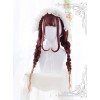 Water Wave Curly Rust Red Gradual Change Lolita Wig