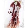 Water Wave Curly Rust Red Gradual Change Lolita Wig