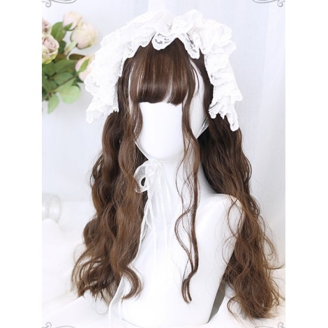 Cute Egg Roll Long Hair Lolita Wig