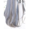 Linen Gray Highlight Gray-blue Hair-tail Micro Curly Long Hair Classic Lolita Wigs