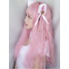 Harajuku Style Light Pink Long Curly Hair Lolita Wig