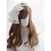 Brown Or Black Medium Length Curly Hair Lolita Wigs