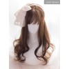 Brown Or Black Medium Length Curly Hair Lolita Wigs